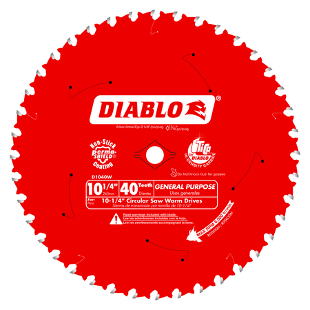 Diablo General Purpose Saw Blade for Wood-10-1/4-5/8
