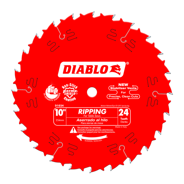 Diablo Ripping Saw Blade-10 for Wood-5/8