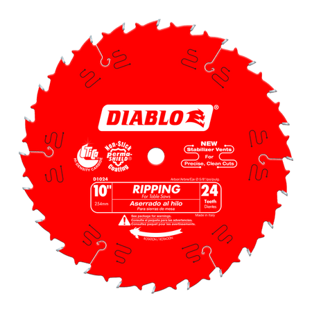 Diablo Ripping Saw Blade-10 for Wood-5/8