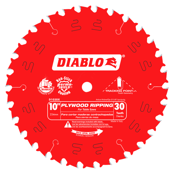 Diablo Ripping Saw Blade-10 for Plywood-5/8