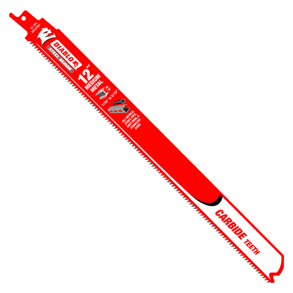 Diablo Steel Demon Carbide Teeth Reciprocating Saw Blade for Medium Metal-6-10