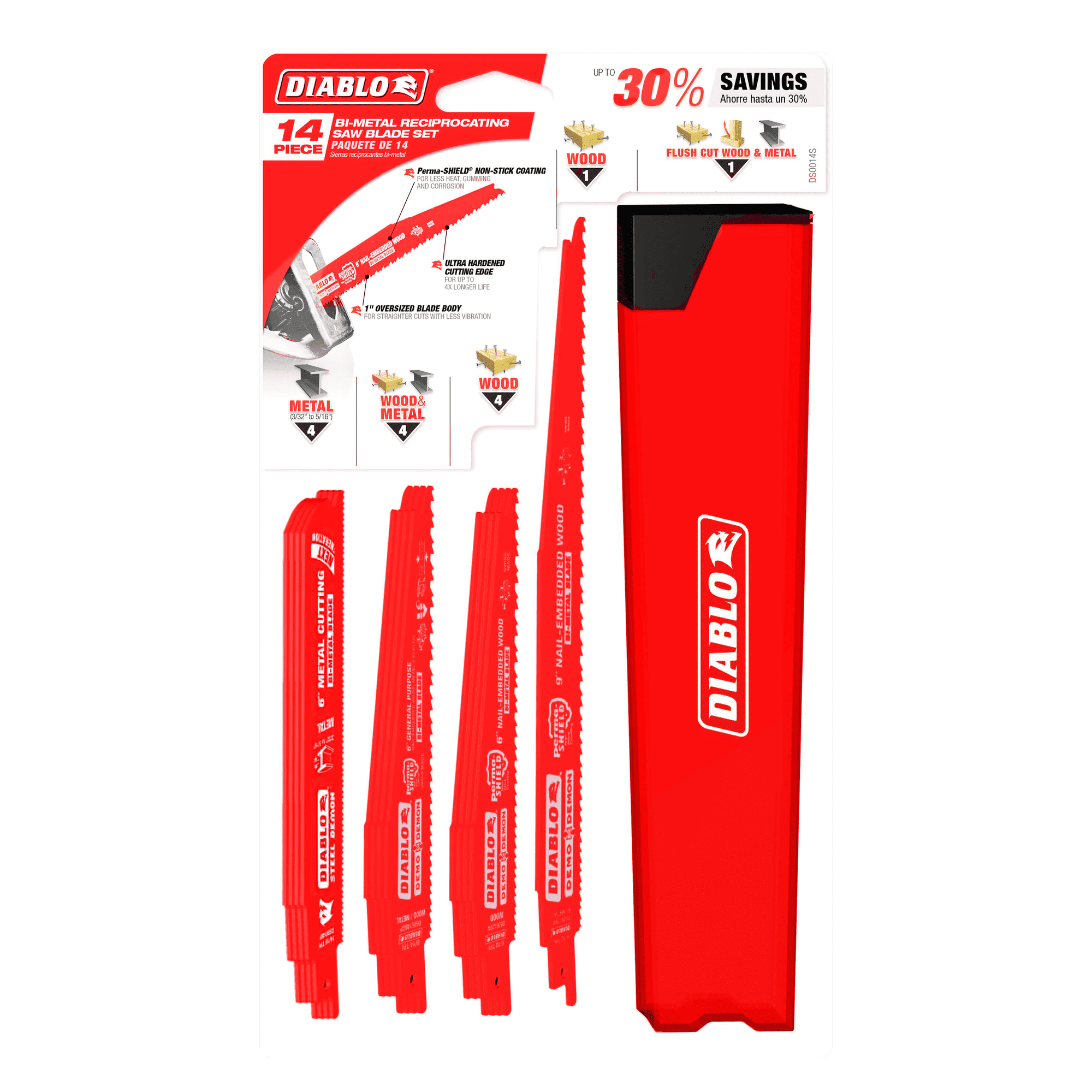 Diablo Bi-Metal Reciprocating Saw Blade Set