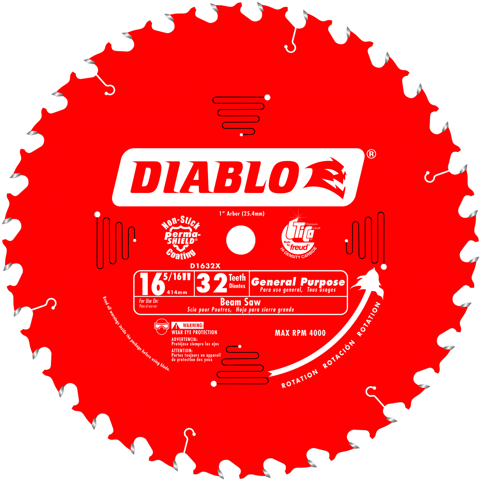 Diablo General Purpose Saw Blade for Wood-16-5/16-1