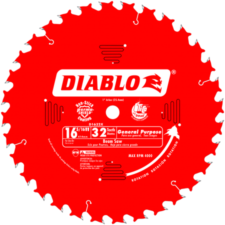 Diablo General Purpose Saw Blade for Wood-16-5/16-1
