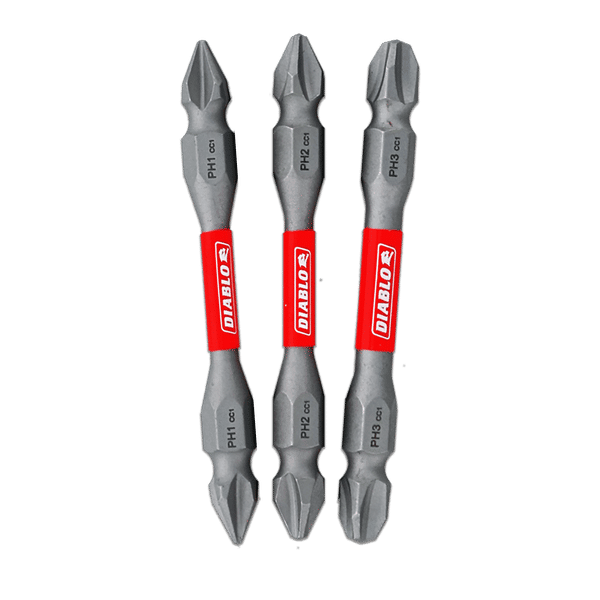 Diablo Drive Bit Sets-PH1/PH1; PH2/PH2; PH3/PH3-2-1/2