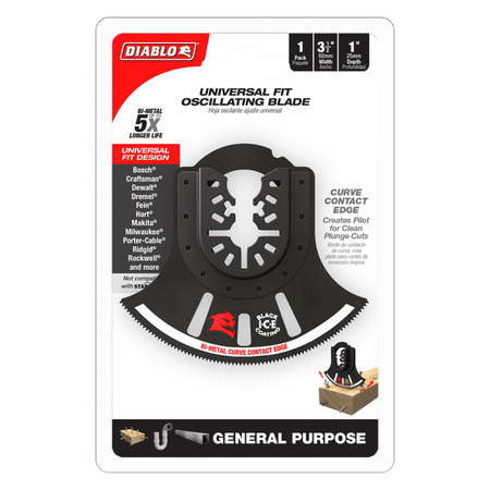 Diablo Bi-Metal Oscillating Blade for General Purpose Cuts