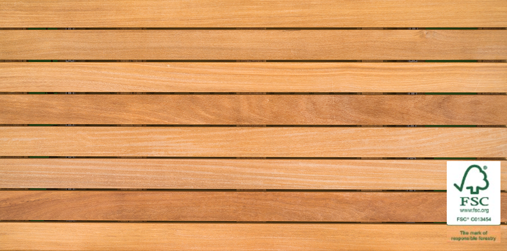 Bison 2′ x 4′ FSC 100% Cumaru Wood Tile – Smooth