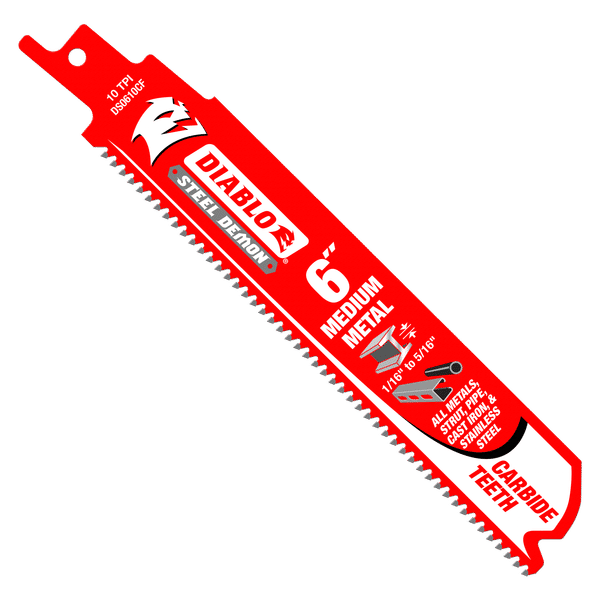 Diablo Steel Demon Carbide Teeth Reciprocating Saw Blade for Medium Metal-6-1