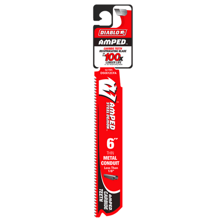 Diablo Steel Demon Carbide Teeth Reciprocating Saw Blade for Thin Metal