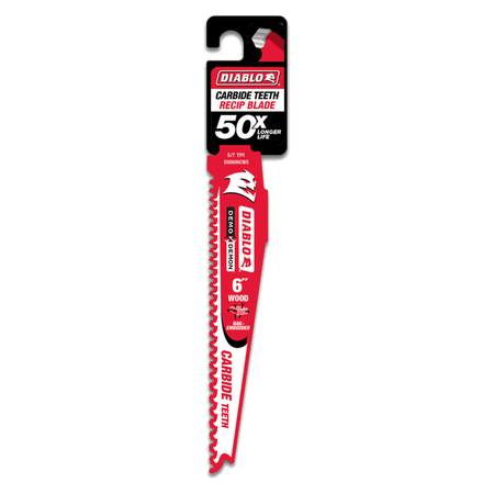 Diablo Demo Demon Carbide Teeth Reciprocating Saw Blade for Nail-Embedded Wood-9-1