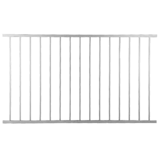 Fortress AL13 Home Level Railing Panels-Black Sand-6ft-40in