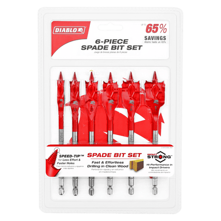 Diablo Spade Bit Set for Wood