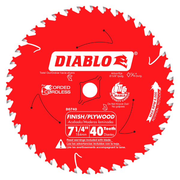 Diablo Circular Saw Blades-8-1/4-5/8