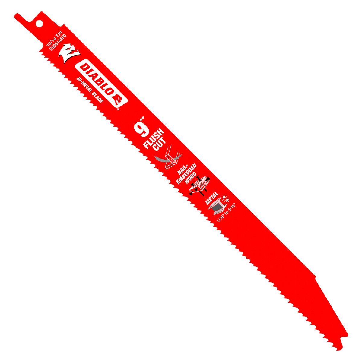 Diablo Bi-Metal Reciprocating Saw Blades-6-25