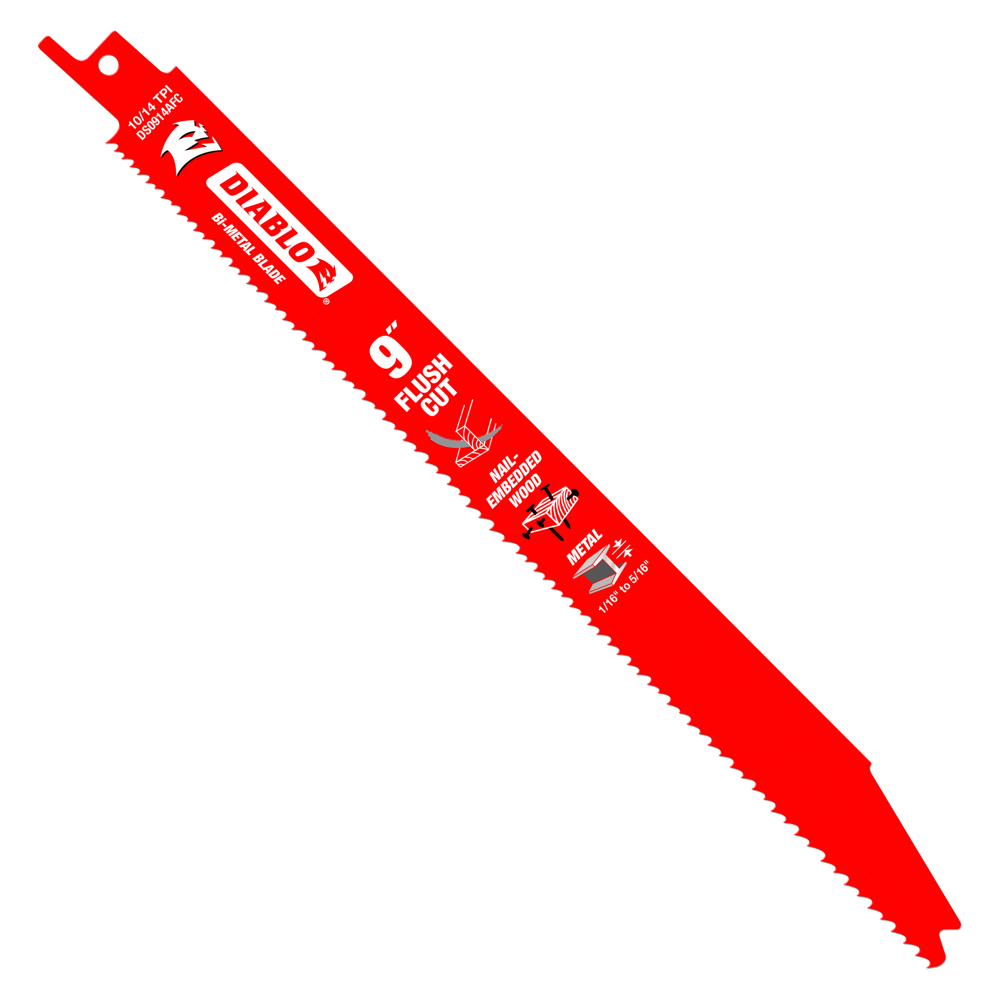 Diablo Bi-Metal Reciprocating Saw Blades-6-25