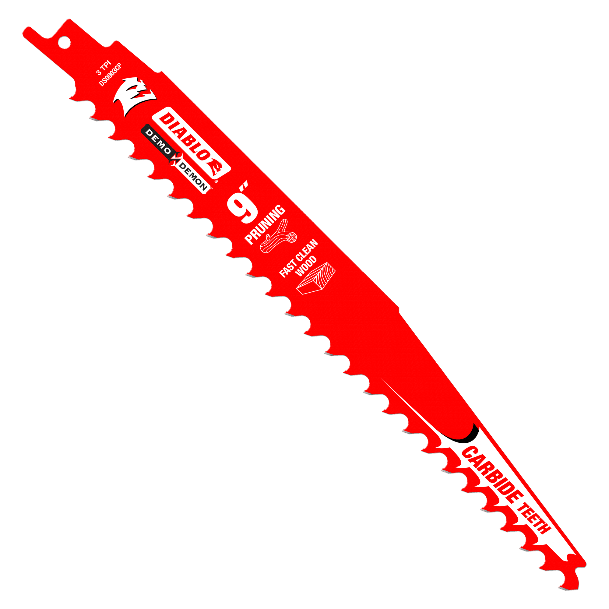 Diablo Demo Demon Carbide Teeth Reciprocating Saw Blade for Clean Wood and Pruning-6-3