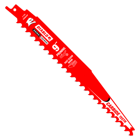 Diablo Demo Demon Carbide Teeth Reciprocating Saw Blade for Clean Wood and Pruning-6-3