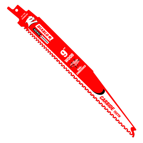 Diablo Demo Demon Carbide Teeth Reciprocating Saw Blade for Nail-Embedded Wood-6-3