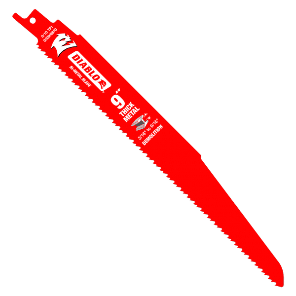 Diablo Bi-Metal Reciprocating Saw Blade for Thick Metal-6-5