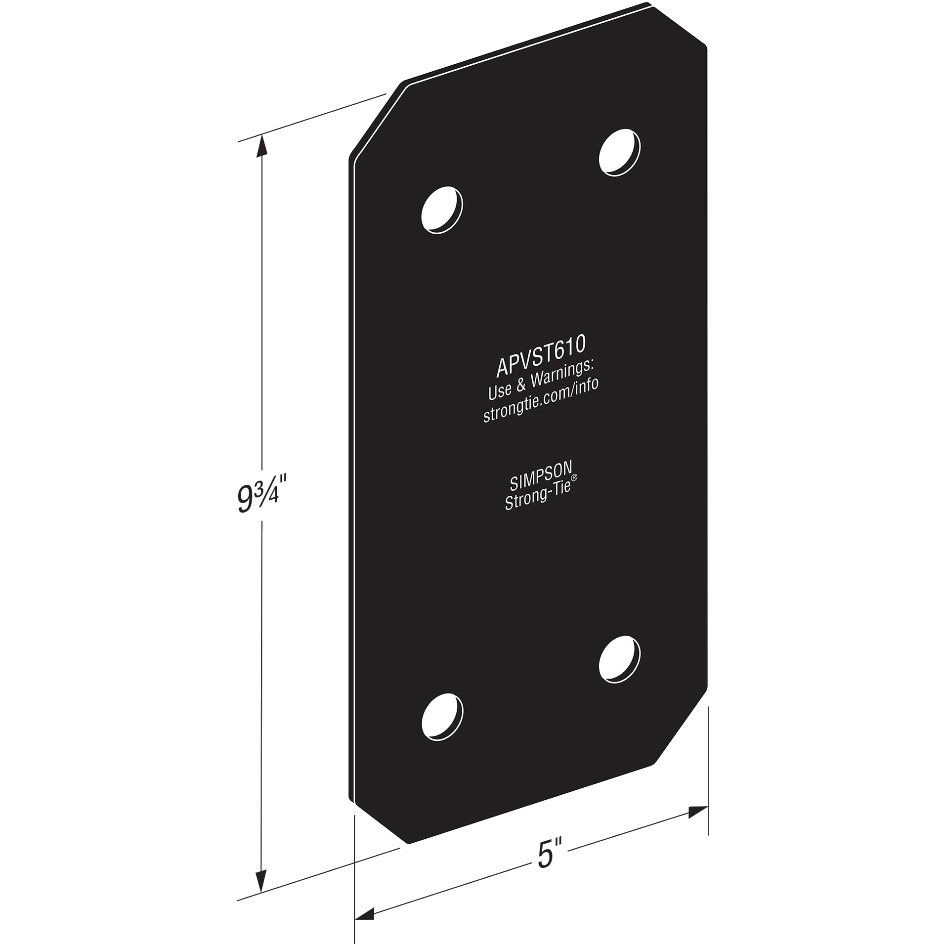 Simpson Strong-Tie APVST Flat Strap