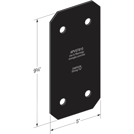 Simpson Strong-Tie APVST Flat Strap