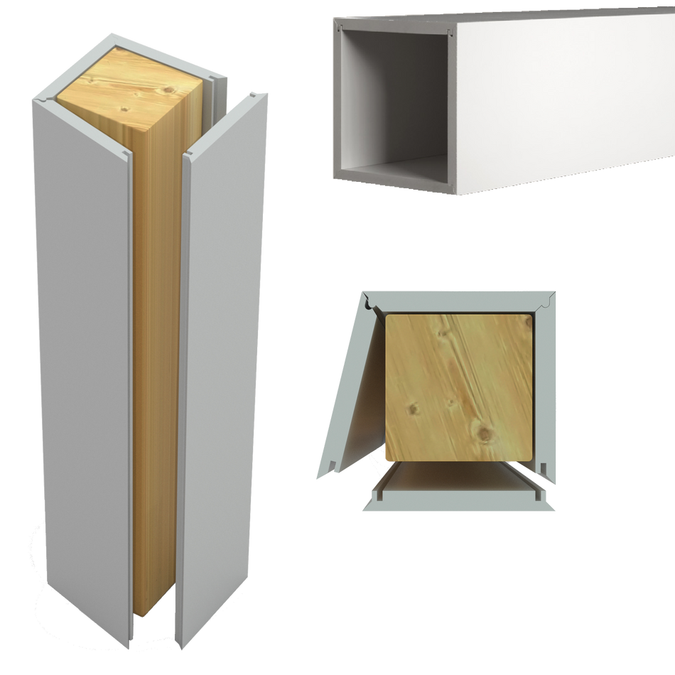 Azek Exterior Column Wraps-10'-4x4