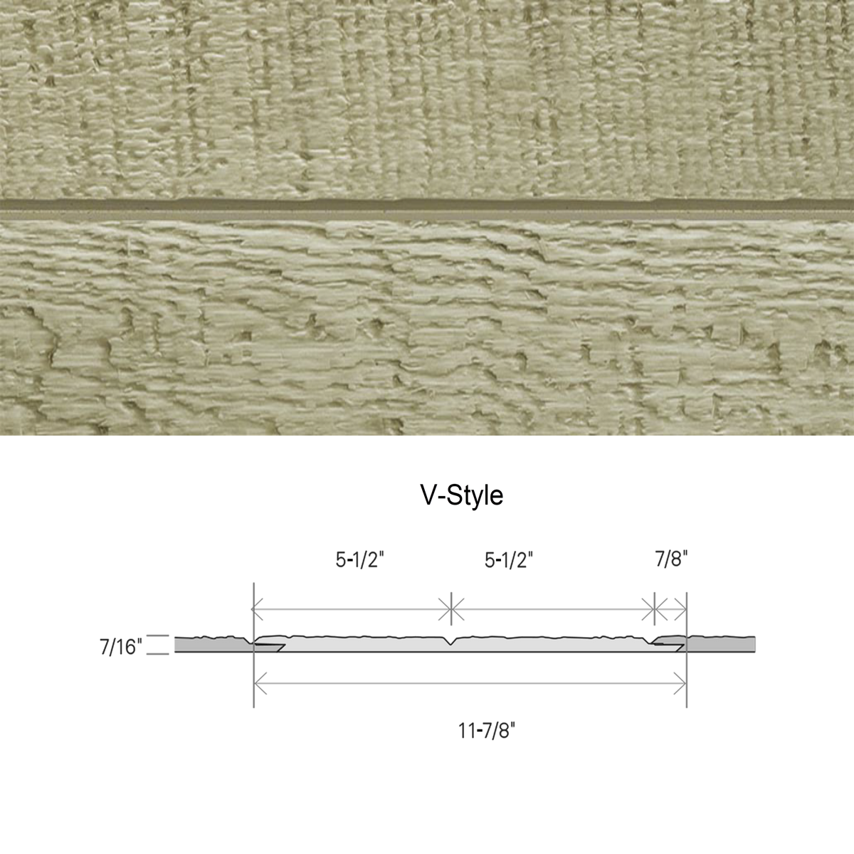 Maibec CanExel Engineered Siding in Acadia-Ridgewood D-5-12in-7/16in