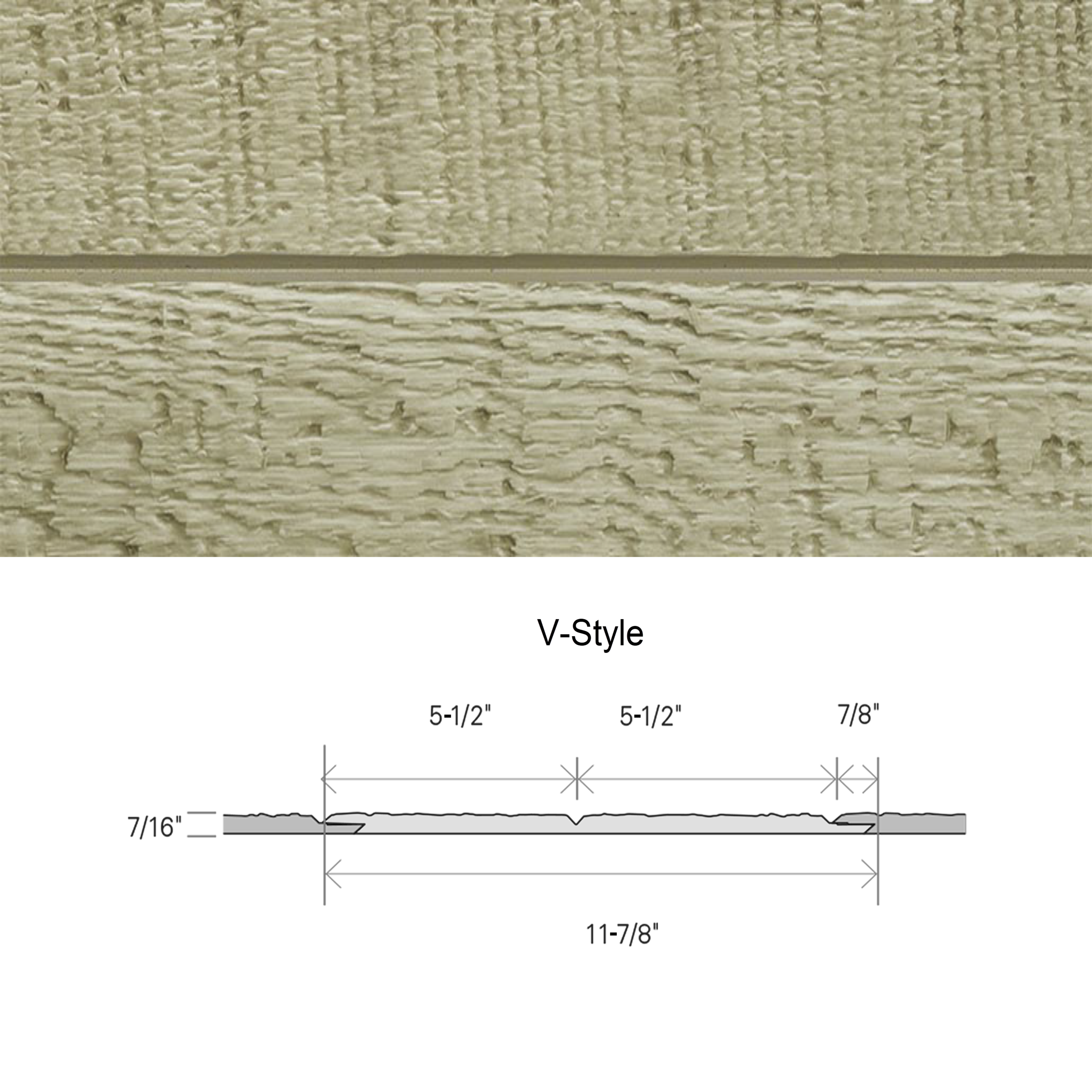 Maibec CanExel Engineered Siding in Acadia-Ridgewood D-5-12in-7/16in