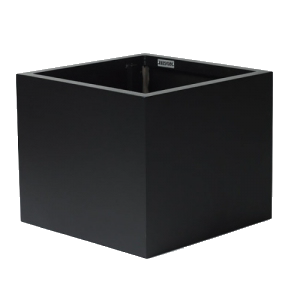 Bison Black Powder Coat Aluminum Cube | CUBE-PC-BLACK-23.875in-23.875”-20in