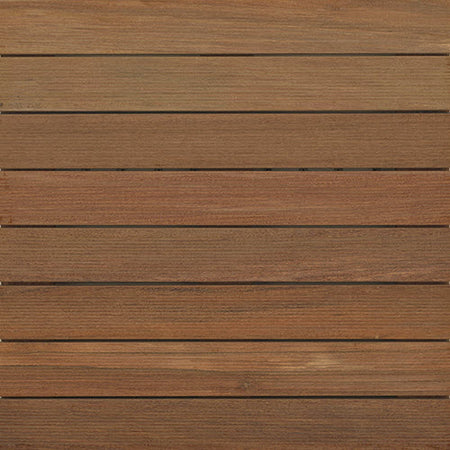 Bison 2′ x 2′ Ipê Wood Tile – Ribbed-Default Title
