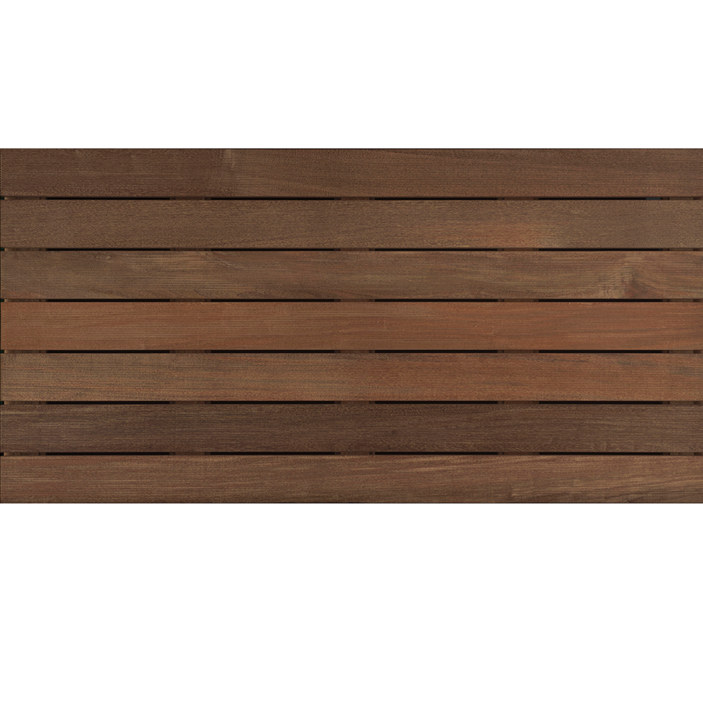 Bison 4′ x 2′ Ipê Wood Tile – Ribbed-Default Title