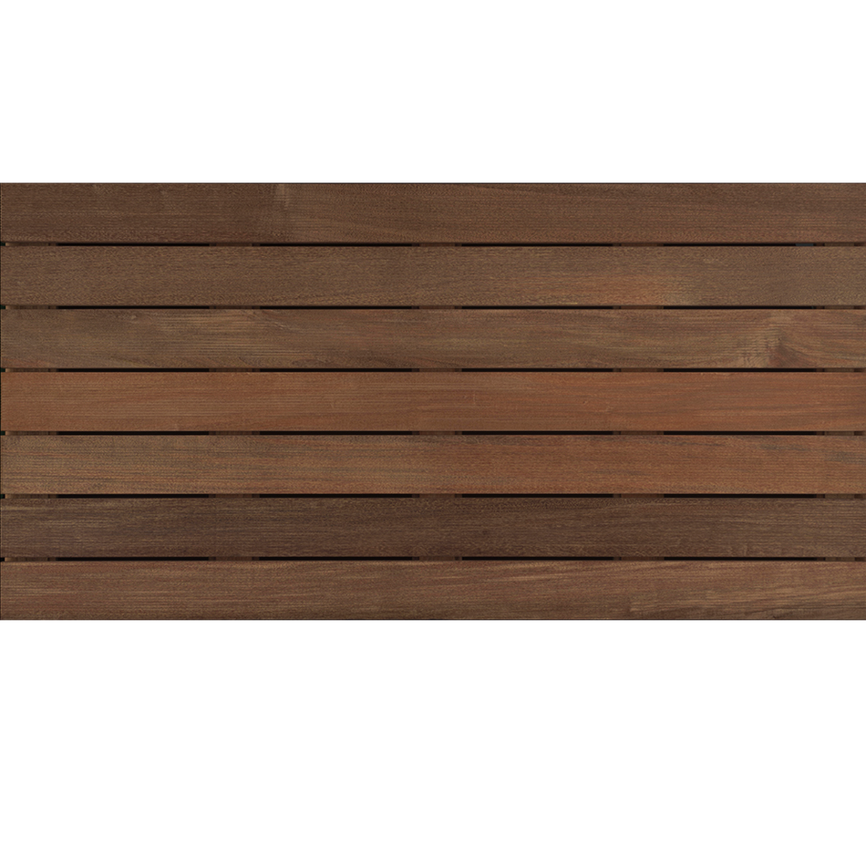 Bison 4′ x 2′ Ipê Wood Tile – Ribbed-Default Title