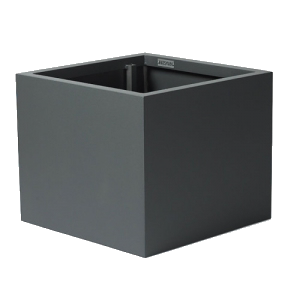 Bison Charcoal Powder Coat Aluminum Cube | CUBE-PC-CHARCOAL-23.875in-23.875”-20in