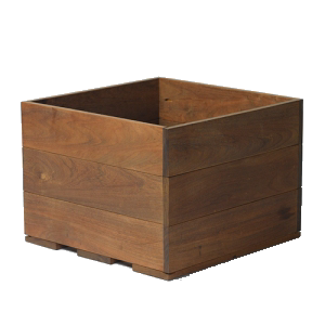 Bison Ipê Wood Cube | CUBE-IPE-LINED-24inx24in