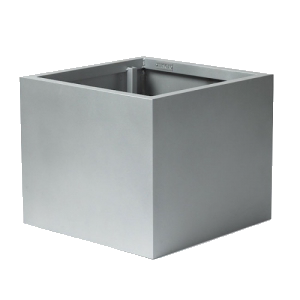 Bison Silver Powder Coat Aluminum Cube | CUBE-PC-SILVER-23.875in-23.875”-20in