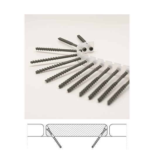 CAMO Collated Edge Deck Screws for Wood & Composite-Stainless steel