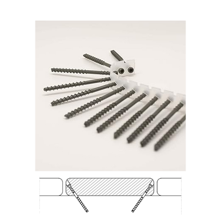 CAMO Collated Edge Deck Screws for Wood & Composite-Stainless steel