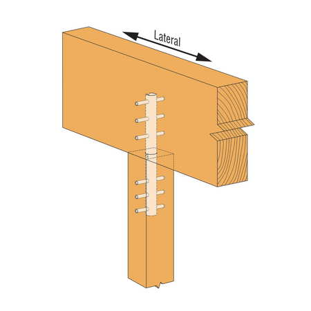 Simpson Strong-Tie CBTZ Concealed Beam Tie-4inx4in