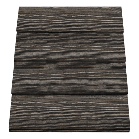 St-Laurent 8-1/4in Lap Siding in Charcoal-12ft-8-1/4in-Cedarmill