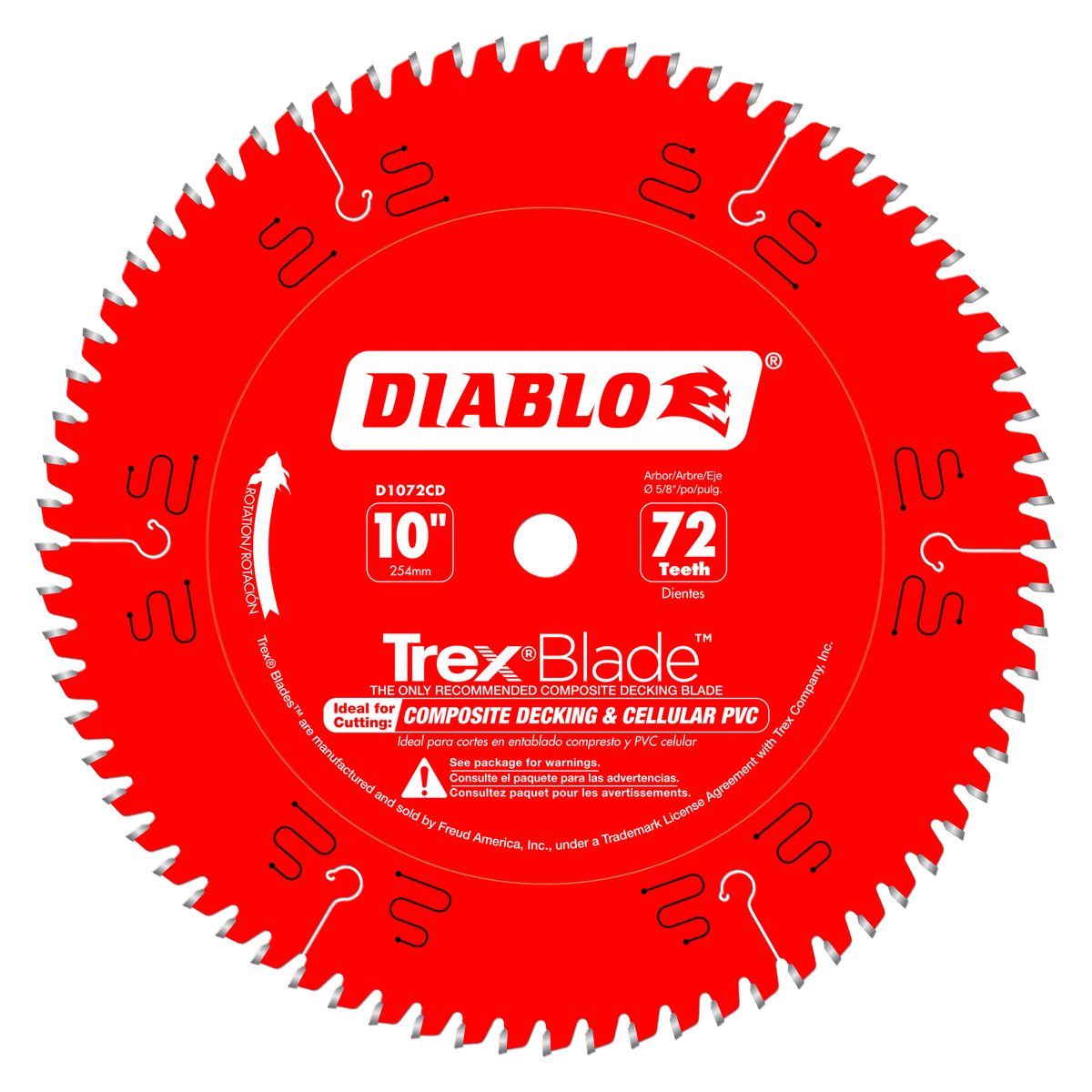 Diablo Circular Saw Blade TrexBlade-10-5/8