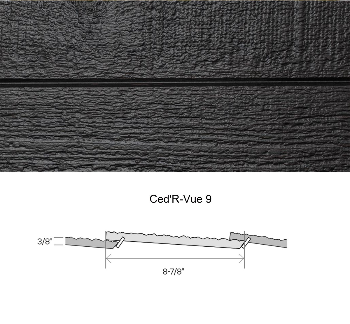 Maibec CanExel Engineered Siding in Dark Roast