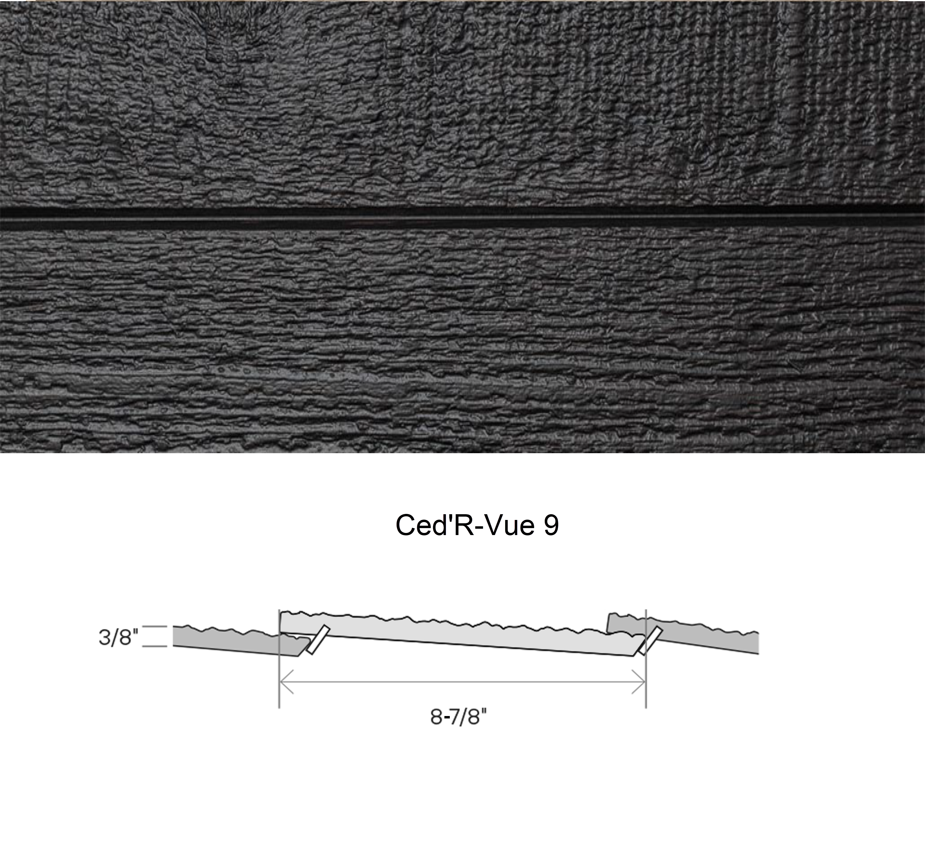 Maibec CanExel Engineered Siding in Dark Roast