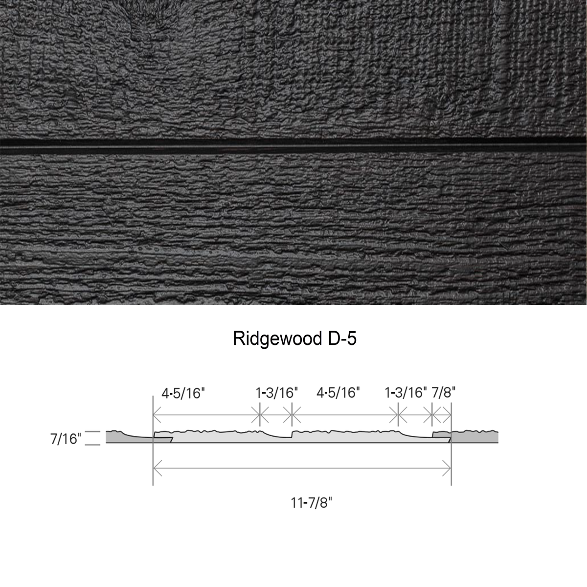 Maibec CanExel Engineered Siding in Dark Roast-CedftR-Vue 9in-9in-3/8in