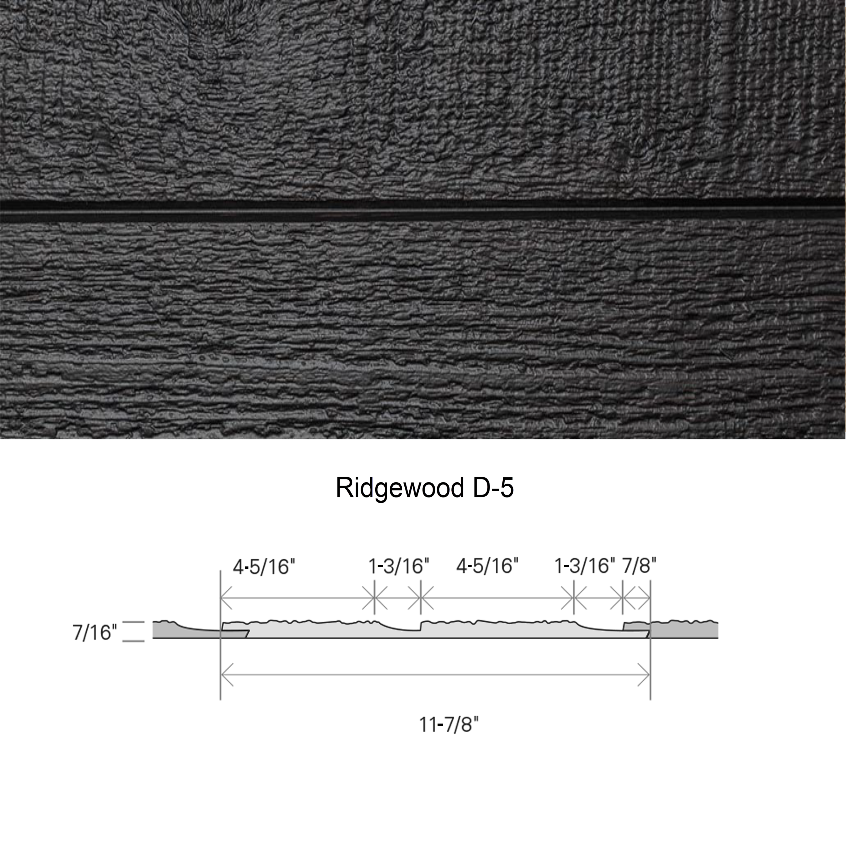 Maibec CanExel Engineered Siding in Dark Roast-CedftR-Vue 9in-9in-3/8in