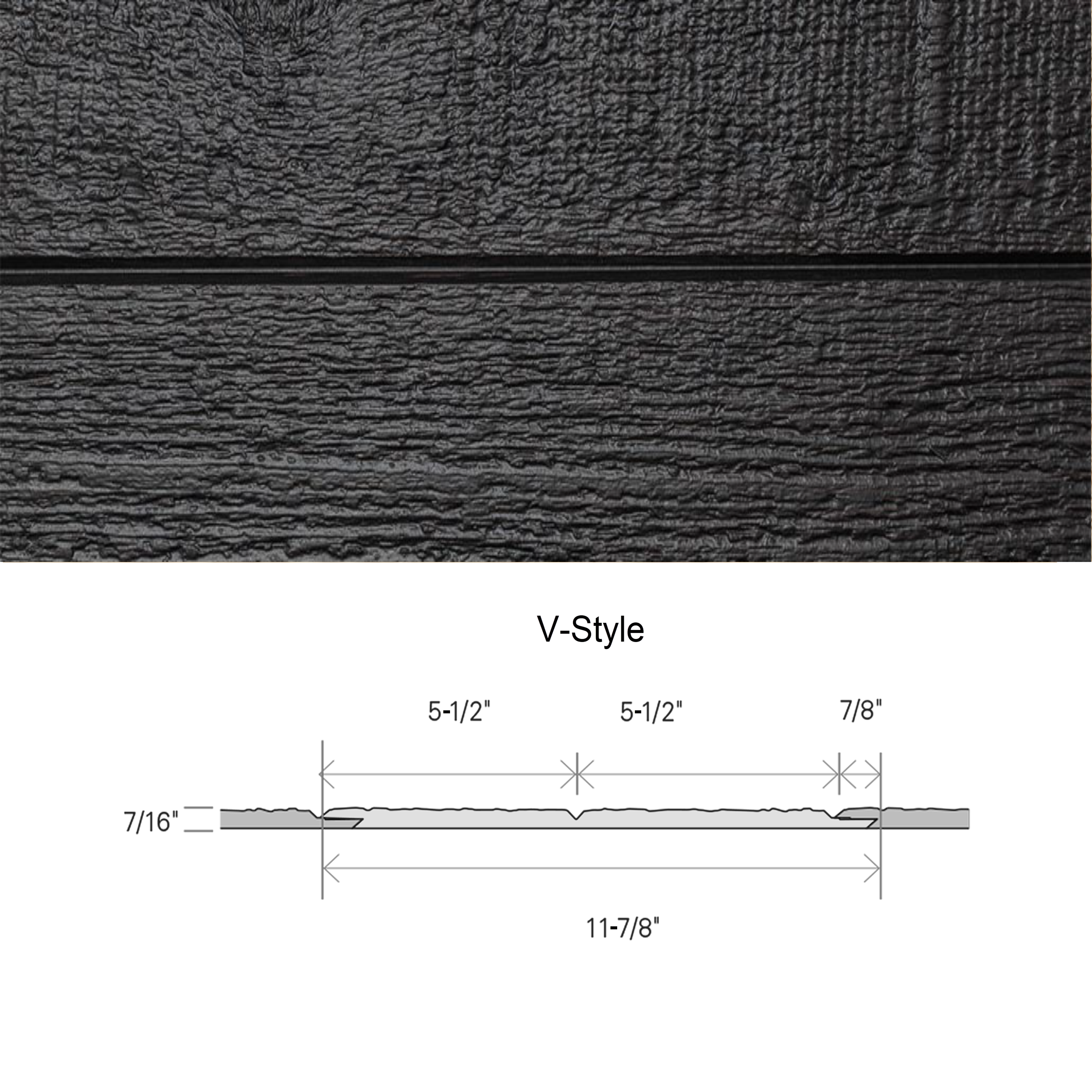 Maibec CanExel Engineered Siding in Dark Roast-Ridgewood D-5-12in-7/16in