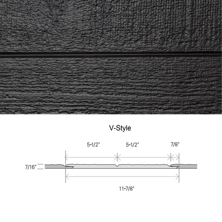 Maibec CanExel Engineered Siding in Dark Roast-Ridgewood D-5-12in-7/16in