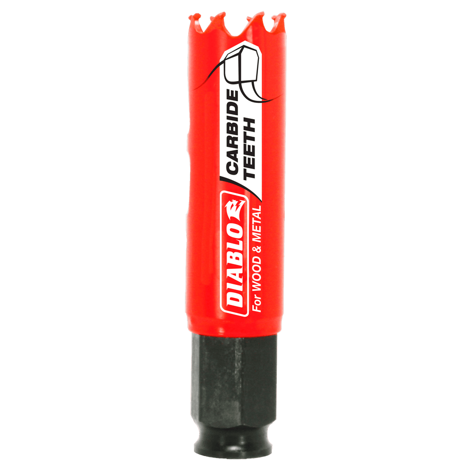 Diablo Carbide Teeth Hole Saw for Wood and Metal-7/8in