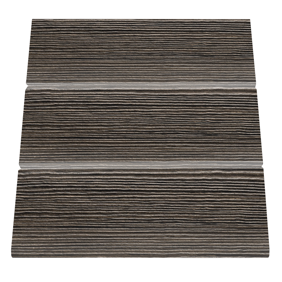 St-Laurent Artisan Siding in Ebony-8-1/4-V-groove