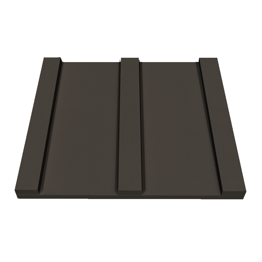 St-Laurent Board & Batten Siding in Ebony-12 Plank-Smooth