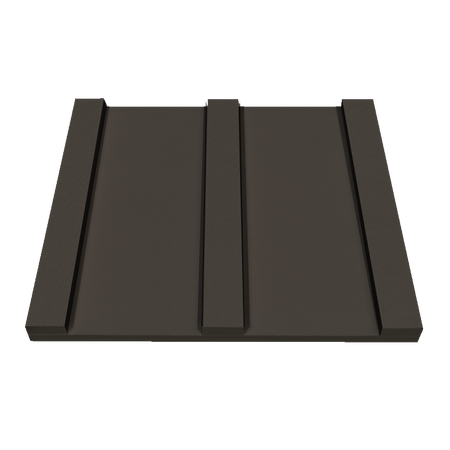 St-Laurent Board & Batten Siding in Ebony-12 Plank-Smooth